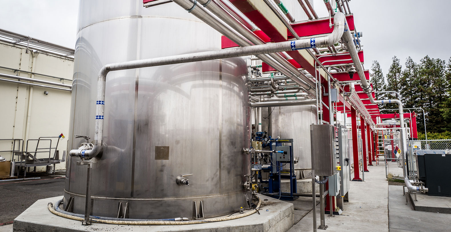 Lagunitas wastewater system tank