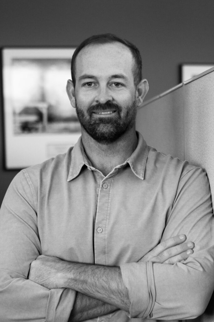 Kevin Ruffler black and white headshot