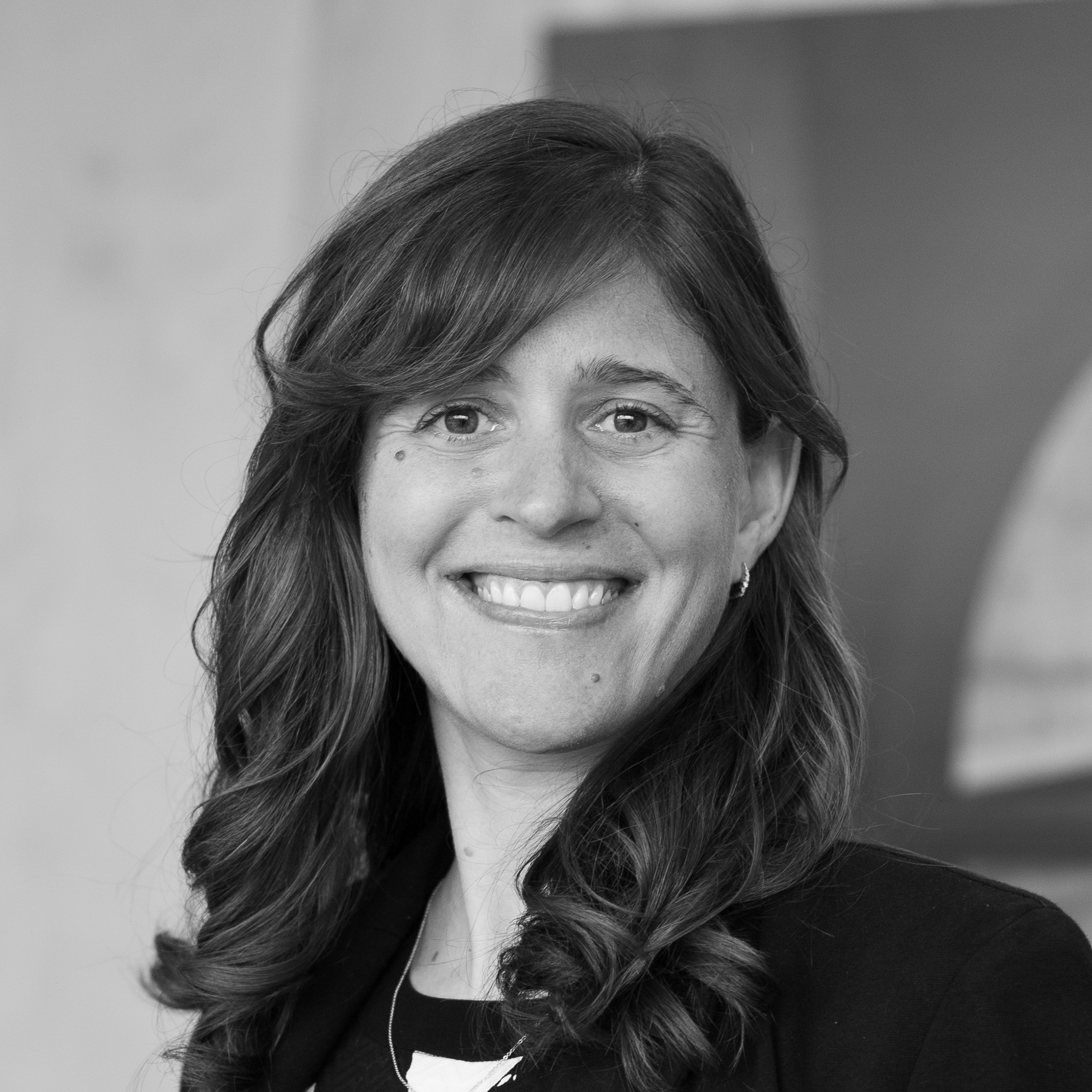 Caylah Lunardi black and white headshot